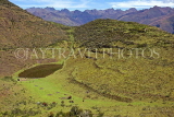 PERU, Parobamba, mountain scenery and lake, PER96JPL