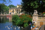 POLAND, Warsaw, Lazienki Park, Belvedere Palace (Palace on the Water), POL12JPL