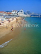 PORTUGAL, Estoril coast, CASCAIS, beach and holidaymakers, POR463JPL