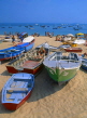 PORTUGAL, Estoril coast, Cascais, beach and boats, POR471JPL