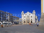 PORTUGAL, Evora, Giralda Square (Praco do Giraldo) and Santo Antao curch, POR587JPL
