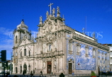 PORTUGAL, Porto (Oporto), Church of Our Lady Grace and Azulejo tile wall, POR959JPL
