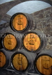 PORTUGAL, Porto (Oporto), Gaia area, Calem Wine Lodge, barrels of Port Wine, POR789JPL