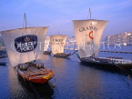 PORTUGAL, Porto (Oporto), Rabelos (wine transporting boats) on River Duoro, POR495JPL