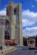 Portugal, LISBON, Cathedral and city trams, POR110JPL