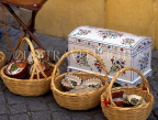 Portugal, LISBON, crafts, hand made chests, ceramics and wicker baskets, POR599JPL