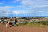 SCOTLAND, Edinburgh, Calton Hill, view towards Leith & Firth of Forth, SCO877JPL