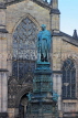 SCOTLAND, Edinburgh, Duke of Buccleuch memorial statue, High Street, SCO1027JPL