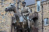 SCOTLAND, Edinburgh, Edinburgh Castle, Earl Haig statue, SCO1126JPL