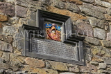 SCOTLAND, Edinburgh, Edinburgh Castle, inscription on wall, SCO1161JPL