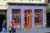 SCOTLAND, Edinburgh, High Street, Cashmere shop front, SCO1053JPL