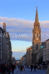 SCOTLAND, Edinburgh, High Street and Tron Kirk (former church), at dusk, SCO1064JPL