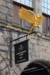 SCOTLAND, Edinburgh, Lawnmarket, Gladstone's Land golden hawk sign, SCO1031JPL