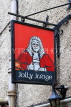 SCOTLAND, Edinburgh, Lawnmarket, James Court, Jolly Judge pub sign, SCO1044JPL