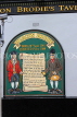 SCOTLAND, Edinburgh, The Royal Mile, Deacon Brodie's Tavern, wall mural, SCO1034JPL