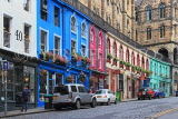 SCOTLAND, Edinburgh, Victoria Street, colourful shop fronts, SCO993JPL