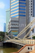 SINGAPORE, Cavenagh Bridge over Singapore River, SIN1417JPL