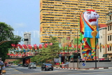 SINGAPORE, Chinatown, New Bridge Road, and Merlion model, SIN1275JPL