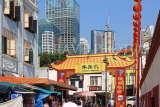SINGAPORE, Chinatown, Pagoda Street, with gateway, SIN827JPL