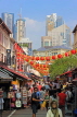 SINGAPORE, Chinatown, Pagoda Street, with shops and stalls, SIN826JPL