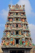 SINGAPORE, Chinatown, Sri Mariamman Temple,  entrance tower, SIN733JPL