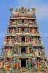 SINGAPORE, Chinatown, Sri Mariamman Temple, entrance tower (Gopuram), SIN740JPL