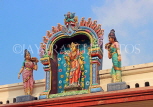 SINGAPORE, Chinatown, Sri Mariamman Temple, statues of deities, SIN752JPL