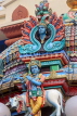 SINGAPORE, Chinatown, Sri Mariamman Temple, statues of deities, SIN764JPL