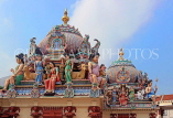 SINGAPORE, Chinatown, Sri Mariamman Temple, statues of deities, SIN771JPL