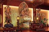 SINGAPORE, Chinatown, The Buddha Tooth Relic Temple & Museum, statues of deities, SIN601JPL