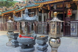 SINGAPORE, Chinatown, Yueh Hai Ching Temple (Wak Hai Cheng Bio), Incense Burners, SIN993JPL