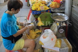 SINGAPORE, Chinatown Complex Wet Market, Jak fruit, SIN855JPL
