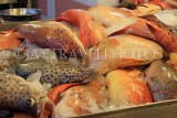 SINGAPORE, Chinatown Complex Wet Market, fish and seafood stalls, SIN881JPL