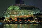 SINGAPORE, Esplanade, theatres on the Bay, night view, SIN1395JPL