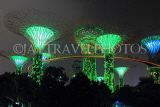SINGAPORE, Gardens by the Bay, Supertree Grove, illuminations, SIN493JPL