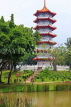 SINGAPORE, Jurong Chinese Garden, Yu Hwa Yuan (Cloud Piercing Pagoda), SIN1436JPL