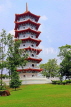 SINGAPORE, Jurong Chinese Garden, Yu Hwa Yuan (Cloud Piercing Pagoda), SIN1437JPL