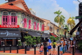 SINGAPORE, Kampong Glam, Arab Quarter, Bussorah Street shop-houses, SIN1486JPL