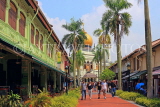 SINGAPORE, Kampong Glam, Arab Quarter, Sultan Mosque, Bussorah Street shop-houses, SIN1506JPL