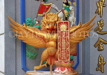 SINGAPORE, Little India, Leong San See Temple, interior, mythological figures, SIN663JPL