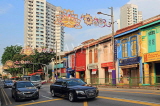 SINGAPORE, Little India, Serangoon Road, and shop-houses, SIN1187JPL