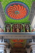 SINGAPORE, Little India, Sri Srinivasa Perumal Temple, statues and ceiling paintings, SIN621JPL