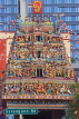 SINGAPORE, Little India, Sri Veeramakaliamman Temple, entrance tower (Gopuram), SIN796JPL