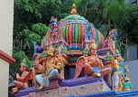 SINGAPORE, Little India, Sri Veeramakaliamman Temple, statues of deities, SIN784JPL