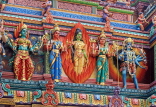 SINGAPORE, Little India, Sri Veeramakaliamman Temple, statues of deities, SIN789JPL