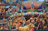 SINGAPORE, Little India, Sri Veeramakaliamman Temple, statues of deities, SIN809JPL