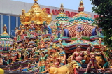 SINGAPORE, Little India, Sri Veeramakaliamman Temple, statues of deities, SIN810JPL