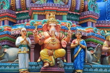 SINGAPORE, Little India, Sri Veeramakaliamman Temple, statues of deities, SIN811JPL