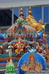 SINGAPORE, Little India, Sri Veeramakaliamman Temple, statues of deities, SIN815JPL