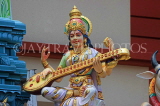 SINGAPORE, Little India, Sri Veeramakaliamman Temple, statues of deities, SIN948JPL
